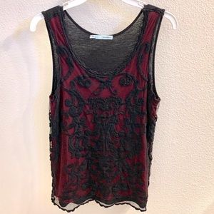 Lace Overlay Tank